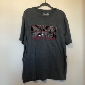 Bulldog Nation Gray Graphic Men's Shirt